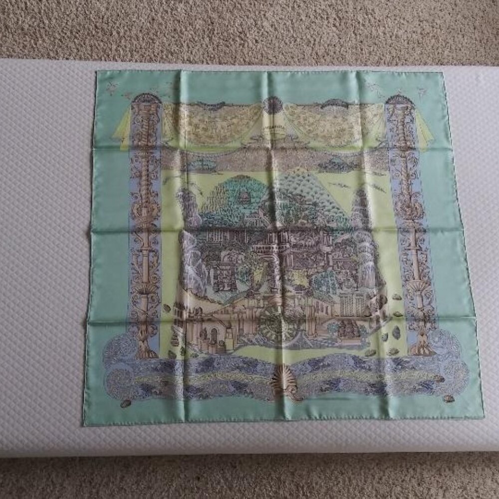 Hermes L'Atlantide Silk Scarf